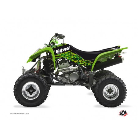 KIT DÉCO QUAD PREDATOR KAWASAKI 400 KFX NOIR VERT