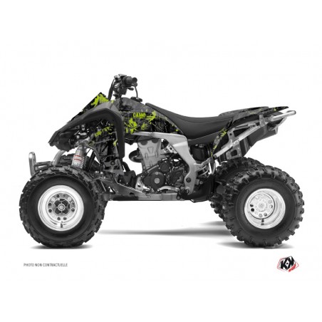 KIT DÉCO QUAD CAMO KAWASAKI 450 KFX NOIR VERT