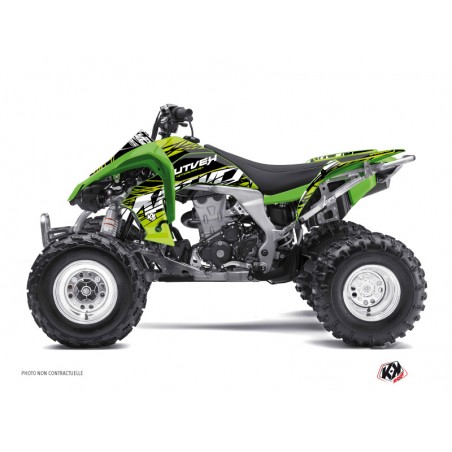 KIT DÉCO QUAD ERASER KAWASAKI 450 KFX VERT NOIR