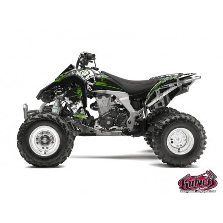 KIT DÉCO QUAD TRASH KAWASAKI 450 KFX NOIR VERT