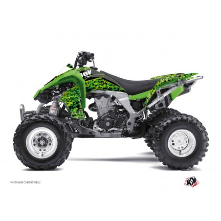 KIT DÉCO QUAD PREDATOR KAWASAKI 450 KFX NOIR VERT