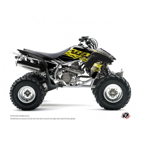 KIT DÉCO QUAD ERASER FLUO HONDA 450 TRX JAUNE