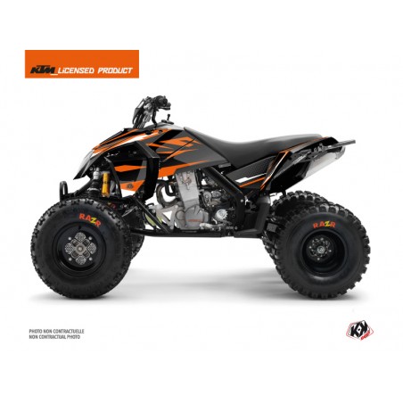 KIT DÉCO QUAD TROPHY KTM 450-525 SX NOIR ORANGE