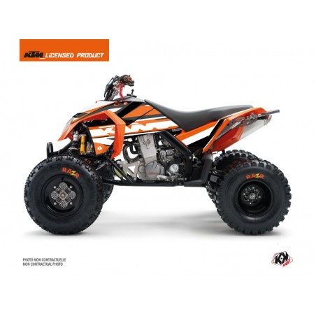 KIT DÉCO QUAD BREAKOUT KTM 450-525 SX ORANGE BLANC