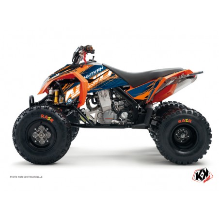 KIT DÉCO QUAD ERASER KTM 450-525 SX BLEU ORANGE