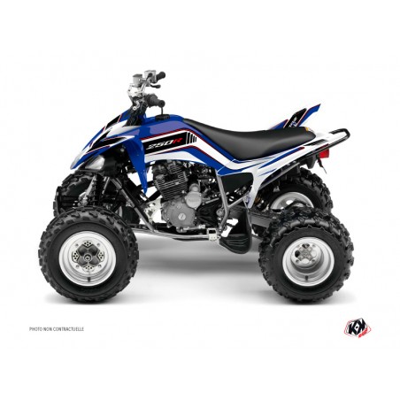KIT DÉCO QUAD CORPORATE YAMAHA 250 RAPTOR BLEU