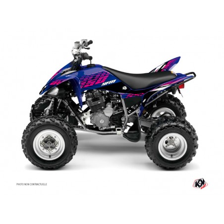 KIT DÉCO QUAD FLOW YAMAHA 250 RAPTOR ROSE