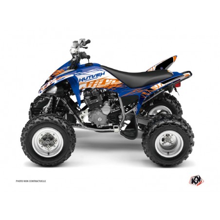 KIT DÉCO QUAD ERASER YAMAHA 250 RAPTOR BLEU ORANGE