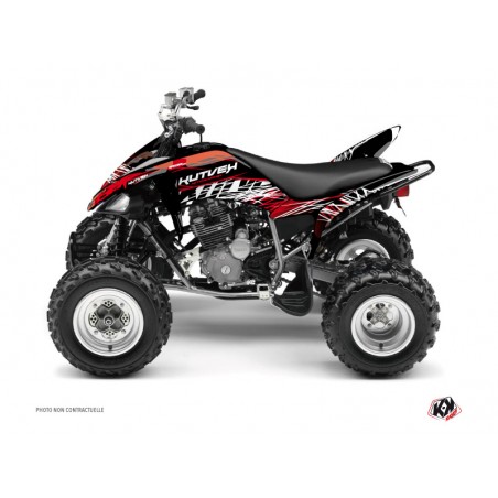 KIT DÉCO QUAD ERASER YAMAHA 250 RAPTOR ROUGE BLANC