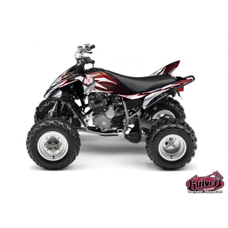 KIT DÉCO QUAD GRAFF YAMAHA 250 RAPTOR ROUGE
