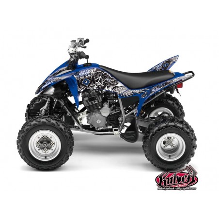 KIT DÉCO QUAD DEMON YAMAHA 250 RAPTOR BLEU