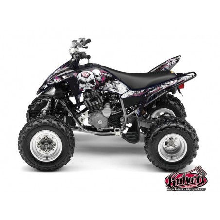 KIT DÉCO QUAD TRASH YAMAHA 250 RAPTOR NOIR ROSE