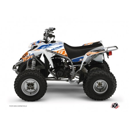 KIT DÉCO QUAD ERASER YAMAHA BLASTER BLEU ORANGE