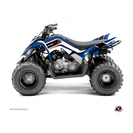 KIT DÉCO QUAD CORPORATE YAMAHA 90 RAPTOR BLEU