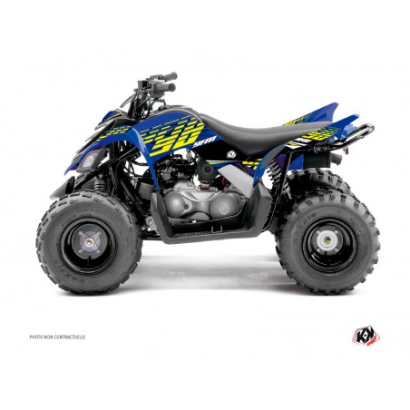 KIT DÉCO QUAD FLOW YAMAHA 90 RAPTOR JAUNE