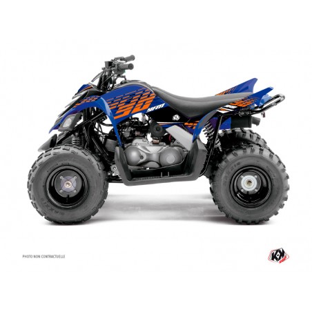 KIT DÉCO QUAD FLOW YAMAHA 90 RAPTOR ORANGE