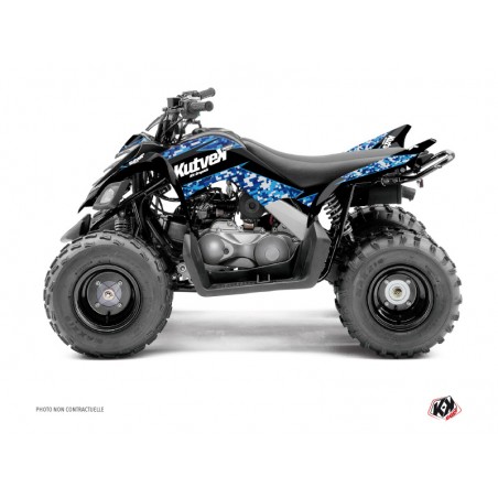 KIT DÉCO QUAD PREDATOR YAMAHA 90 RAPTOR BLEU