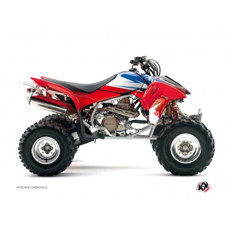 KIT DÉCO QUAD STAGE HONDA 250 TRX R BLEU ROUGE