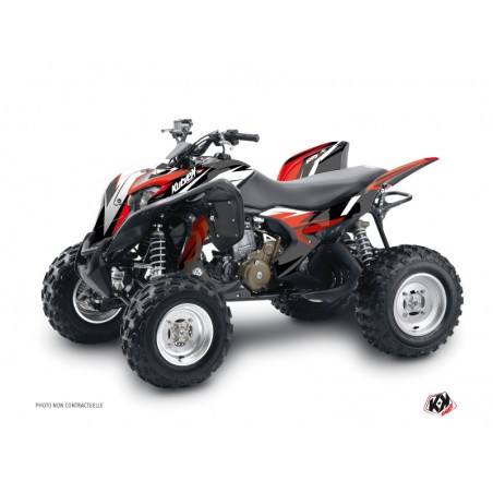 KIT DÉCO QUAD STAGE HONDA 700 TRX NOIR ROUGE