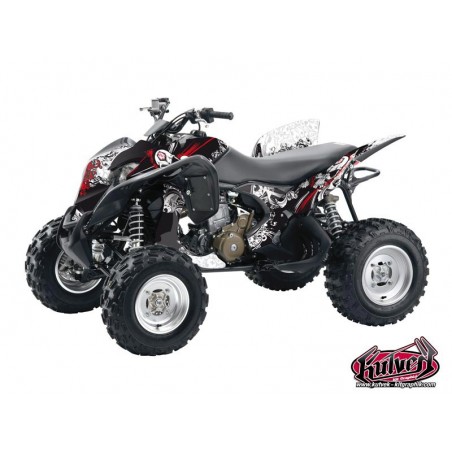 KIT DÉCO QUAD TRASH HONDA 700 TRX NOIR ROUGE