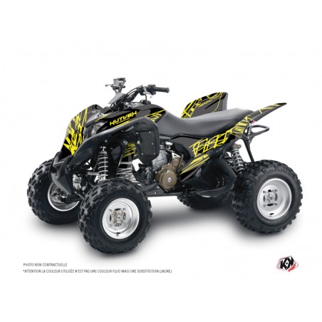 KIT DÉCO QUAD ERASER FLUO HONDA 700 TRX JAUNE