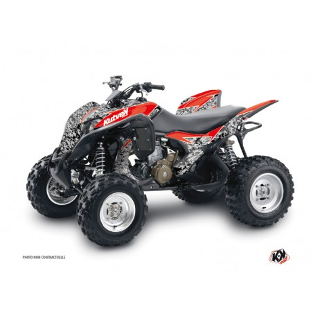 KIT DÉCO QUAD PREDATOR HONDA 700 TRX NOIR ROUGE