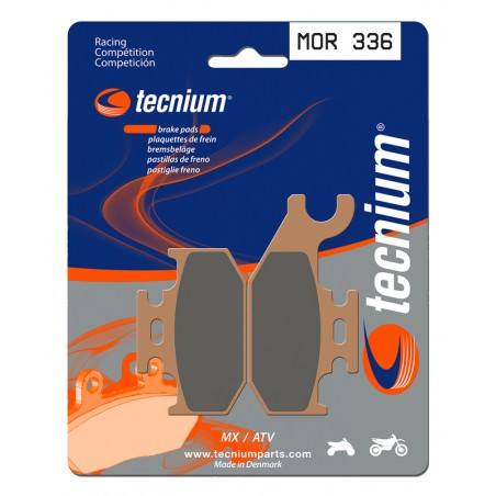 Plaquettes de frein TECNIUM Racing MX/Quad métal fritté - MOR336