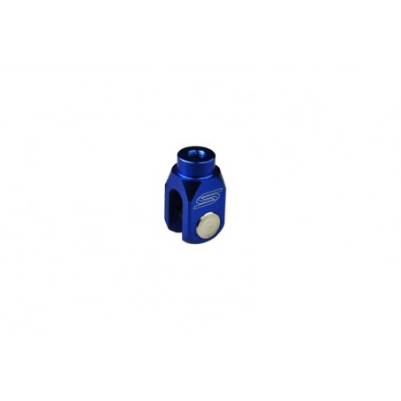 Chape de réglage de frein arrière SCAR alu bleu Yamaha