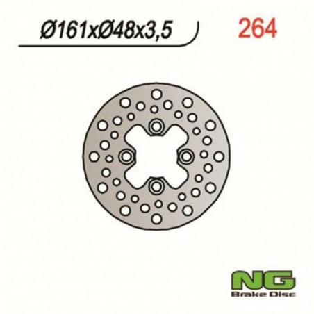 Disque de frein NG BRAKES fixe avant