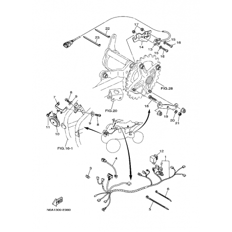  HARNESS & SENSOR & HORN(N0A1)