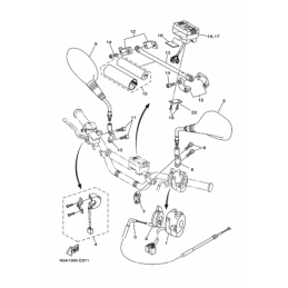  HANDLE SW.& SPEEDOMETER(N0A3)