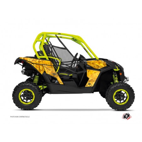 KIT DÉCO SSV CAMO CAN AM MAVERICK JAUNE