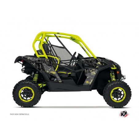 KIT DÉCO SSV CAMO CAN AM MAVERICK NOIR JAUNE