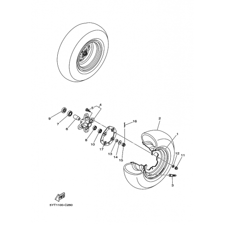  ROUE AVANT