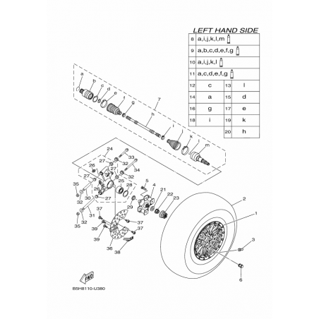  ROUE ARRIERE