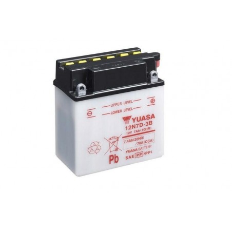 Batterie YUASA sans pack acide - 12N7D-3B