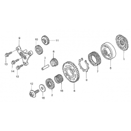 EMBRAYAGE DE DEMARRAGE