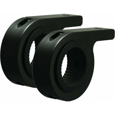 Kit de fixation VISION X tube Ø381mm pour visserie M8 alu noir