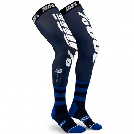 Chaussettes montantes REV Navy/Blanc