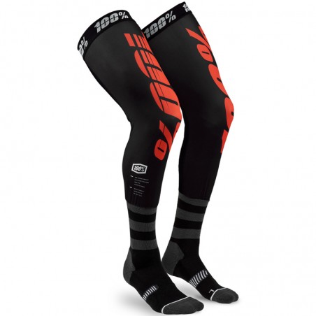 Chaussettes montantes REV Noir/Rouge