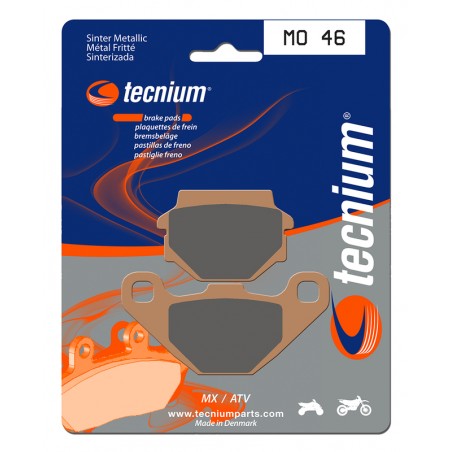 Plaquettes de frein TECNIUM métal fritté - MO46