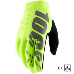 Gants BRISKER CE Jaune Fluo