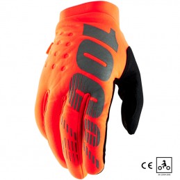 Gants BRISKER CE Orange Fluo