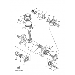 VILLEBREQUIN ET PISTON 660...