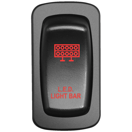 BOUTON BASCULANT BARRE LUMINEUSE