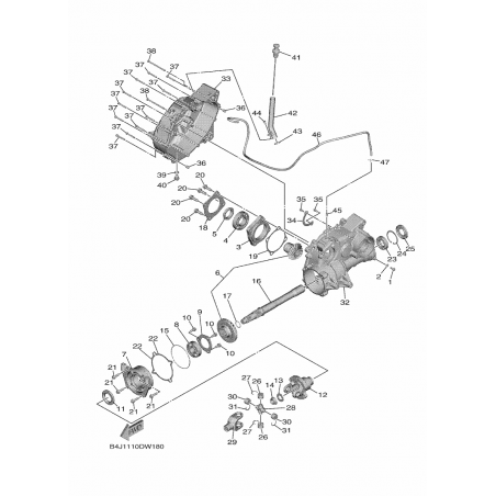 MIDDLE DRIVE GEAR