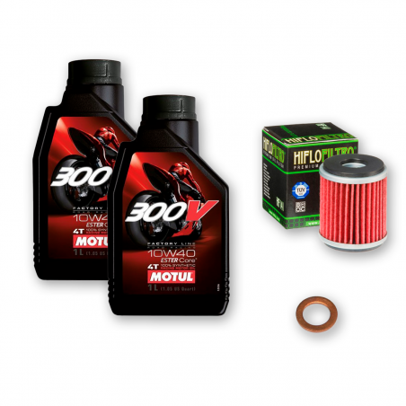 KIT VIDANGE 250 RAPTOR 10W40 USAGE COMPETITION