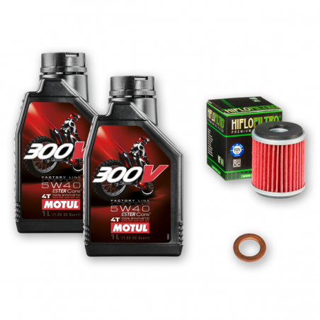 KIT VIDANGE 250 RAPTOR 5W40 USAGE COMPETITION