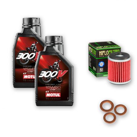 KIT VIDANGE 450 LTR 15W60 USAGE COMPETITION