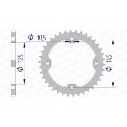 Couronne AFAM aluminium